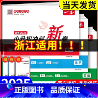 [浙江适用]数学 小学升初中 [正版]浙江适用2025版小升初冲刺新卷语文数学英语人教版六年级下册小学六年级下册试卷测试