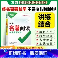 初中名著阅读与中考新考法 初中通用 [正版]2025版 初中名著阅读与中考新考法万唯中考名著导读考点精练七八九年级语文阅