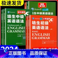 培生中级 英语语法[上下2册]初中 初中通用 [正版]培生英语语法+练习册(初级+中级)新概念英语1-4同步英语语法/剑