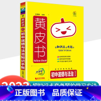 [道德与法治]知识手账 初中通用 [正版]2023新版黄皮书初中知识手账全套语文数学英语物理化学政治历史生物地理初一二三