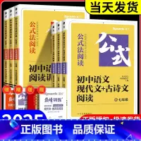 阅读训练5合1 八年级/初中二年级 [正版]2025版公式法阅读语文现代文古诗文阅读巅峰训练升级版七八九年级中考七合一强