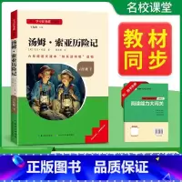 [单本]下册--汤姆-索亚历险记 [正版]童年快乐读书吧六年级上册爱的教育小英雄雨来高尔基人教版原著必读课外书目辅导资料
