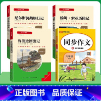 [全套共4本]下册--快乐读书吧+同步作文 [正版]童年快乐读书吧六年级上册爱的教育小英雄雨来高尔基人教版原著必读课外书