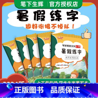 暑假练字 同步生字摹写本 三升四 [正版]2024秋笔下生辉写好规范汉字小学语文字帖暑假练字同步生字摹写本一二三四五六年