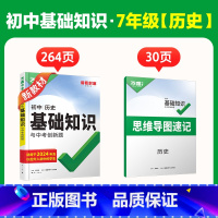 新初一[历史] 初中通用 [正版]2025初中基础知识小四门必背知识点政史地生基础知识手册小升初七八九年级历史知识点汇总