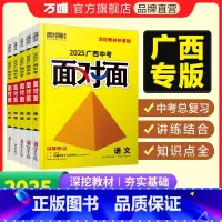 数学 广西壮族自治区 [正版]2025面对面广西语文数学英语物理化学道法政治历史初三总复习资料七八九年级历年真题辅导书练