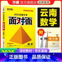 数学 云南省 [正版]2025云南数学面对面初三总复习全套资料七八九年级初三数学模拟题训练历年中真题卷辅导书资料万维教育