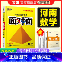 数学 河南省 [正版]2025河南数学面对面初三总复习全套资料七八九年级初三数学模拟题训练历年中真题卷辅导书资料万维教育