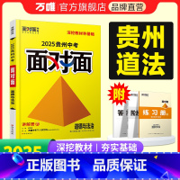 道德与法治 贵州省 [正版]2025贵州道法面对面中考一二三轮总复习资料全套七八九年级初三道法模拟题训练历年中考真题卷辅