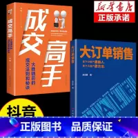 [全2册]大订单销售+成交高手 [正版]大订单销售 拿下小客户靠做人 大客户靠方法 销售软技巧销售底层逻辑实现爆发式增长