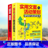 [正版]文案 2册 创意文案与营销策划+实用文案与营销策划 创意文案与营销策划撰写技巧及实例全书 实战活动策划书 企业营
