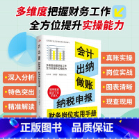 [正版]会计出纳做账纳税申报 财务岗位实用手册 掌握财务报表编制规范看清企业的能力 高级财务报表分析财务与会计分析管理学