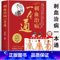 图解一针疗法 [正版]刺血治病一本通 赠人体经穴部位图 中医养生书籍药膳食谱人体使用手册远离疾病穴位经络图推拿按摩书籍触