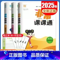 25春四年级下册语数英3本套装江苏专用 小学通用 [正版]2025春非常课课通一二三四五六年级上册下册语文数学英语人教版