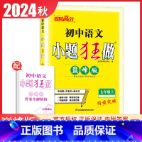 [巅峰版]七年级上册语文人教版 初中通用 [正版]2025初中小题狂做七八九年级下册上册提优版巅峰语文数学英语物理化学人