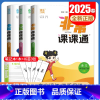 25春六年级下册语数英3本套装江苏专用 小学通用 [正版]2025春非常课课通一二三四五六年级上册下册语文数学英语人教版