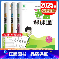 二年级下册语数英3本套装江苏专用25春 小学通用 [正版]2025春非常课课通一二三四五六年级上册下册语文数学英语人教版