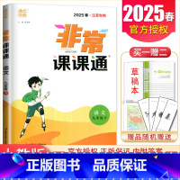 九年级下册语文人教版江苏专用 九年级下 [正版]2025非常课课通七八九年级上下册语文数学英语物理化学历史道德与法治 7
