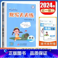 [英语默写天天练]3年级下册 译林版 三年级下 [正版]2024亮点给力数学计算天天练语文英语默写天天练一二三四五六年级
