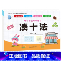 幼小衔接专项练习-凑十法 [正版]全新幼小衔接专项练习*新版-整合链接 凑十法借十法全套破十法幼小衔接数学练习 口算题卡