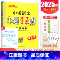 语文[阅读理解] 初中通用 [正版]江苏2025小题狂做中考语文数学英语物理化学提优版 首字母填空任务型阅读单项填空完形