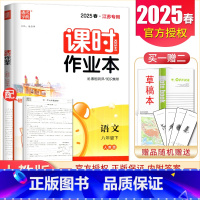八年级下册语文人教版江苏专用 八年级/初中二年级 [正版]2025课时作业本八年级上册下册语文数学英语物理历史道德与法治