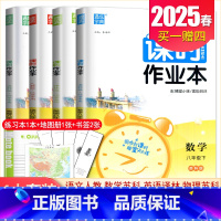 八年级下册语数英物4本套装江苏专用(除南通外) 八年级/初中二年级 [正版]2025课时作业本八年级上册下册语文数学英语