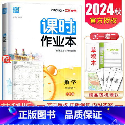 八年级上册数学苏科版江苏专用 八年级/初中二年级 [正版]2025课时作业本八年级上册下册语文数学英语物理历史道德与法治