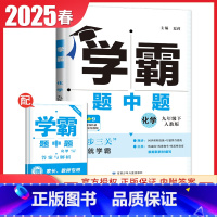 [正版]人教版2025学霸题中题化学九年级下册 中考同步初三课时提优专题整合提优铸就学霸 初中辅导练习册 9年级下 内附