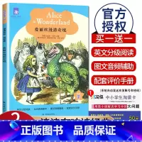 [正版]津津有味读经典 爱丽丝漫游奇境 Level2 初中八年级适用 通用版全文美音朗读英语分级阅读 初二8年级英语课外