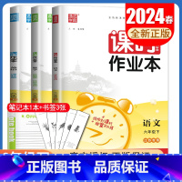 [六年级下]语数英3本套装江苏专用 六年级下 [正版]2024秋小学课时作业本一二三四五六年级上册下册语文数学英语科学人