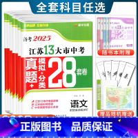 [江苏25版]中考道德与法治 江苏省 [正版]备考2025江苏省十三大市中考试卷真题分类28套卷预热语文数学英语物理化学