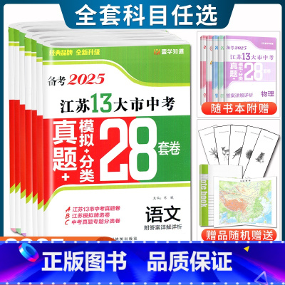 [预热江苏25版]中考英语 江苏省 [正版]备考2025江苏省十三大市中考试卷真题分类28套卷预热语文数学英语物理化学历