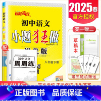 [正版]2025小题狂做语文八年级下册提优版人教版 8年级下 初二课时同步练课课通 初中生练习册基础巩固提升课内预习课外