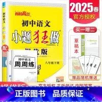 [正版]2025小题狂做语文八年级下册提优版人教版 8年级下 初二课时同步练课课通 初中生练习册基础巩固提升课内预习课外