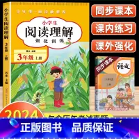 [三年级上]阅读理解强化训练 小学三年级 [正版]阅读理解三年级上册下册人教版 小学3年级课内课外语文阅读理解专项训练书