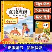 [六上 人教版]阅读理解 小学六年级 [正版]2025新版六年级下册阅读理解强化训练上册小学生每日一练训练题 六年级下学