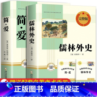 [完整版-九下必读2册]简爱+儒林外史 [正版]人教版儒林外史 简爱 原著人民教育出版社完整版2册无删减九年级下册阅读名