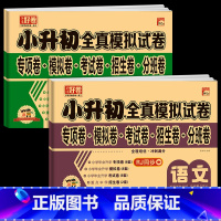 小升初真题模拟[语文+数学] 小学升初中 [正版]2024新小升初真题卷语文数学英语必刷题人教版小学毕业升学总复习资料六