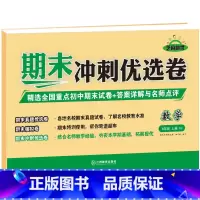 [八年级上册]数学 八年级 [正版]八年级上册期末冲刺优选卷语文数学英语物理政治历史地理生物初二上册全套试卷测试卷练习册