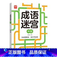 成语迷宫-中级 [正版]成语迷宫儿童迷宫益智专注力训练书5-6岁走迷宫绘本大冒险书3-4岁幼儿思维逻辑注意力训练书籍智力