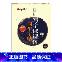 写字课课练同步字帖 3年级下册 [正版]罗扬字帖课堂笔记天天练练字帖人教版同步字帖一课一练硬笔钢笔临摹一二三四五六七八年