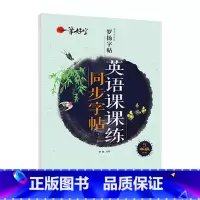 英语课课练同步字帖 5年级下册 [正版]罗扬字帖课堂笔记天天练练字帖人教版同步字帖一课一练硬笔钢笔临摹一二三四五六七八
