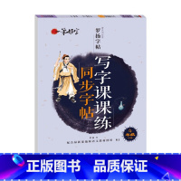写字课课练同步字帖 4年级下册 [正版]罗扬字帖课堂笔记天天练练字帖人教版同步字帖一课一练硬笔钢笔临摹一二三四五六七八年