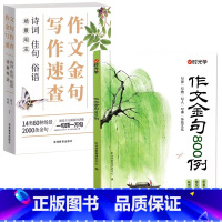 [精选2册]作文金句800例+作文金句写作速查 小学通用 [正版]作文金句800例 同步作文金句八百例超级作文本学生阅读