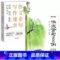 [精选2册]作文金句800例+作文金句写作速查 小学通用 [正版]作文金句800例 同步作文金句八百例超级作文本学生阅读