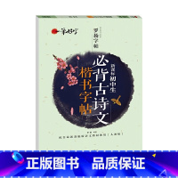 必背古诗文楷书字帖 [正版]初中必背文学文化常识2024版 中学生阅读课外书籍*读语文基础知识手册睡前五分钟考点暗记初中