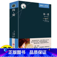 简爱 [正版] 简爱 英汉对照完整版无删减 英文原版+中文版/中英文对照双语世界名著小说图书 初中高中大学课外阅读双语书