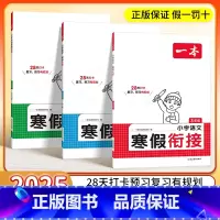 ⭐⭐[加入店铺会员即享20减3]⭐⭐ 小学一年级 [正版]2025版一本寒假衔接语文人教版一二三四五六年级寒假复习预习作