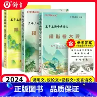 中考语文模拟卷大观[3本套装+答案] 初中通用 [正版]中考文言诗文考试篇目点击2025届初三语文篇目光明日报上海市初中